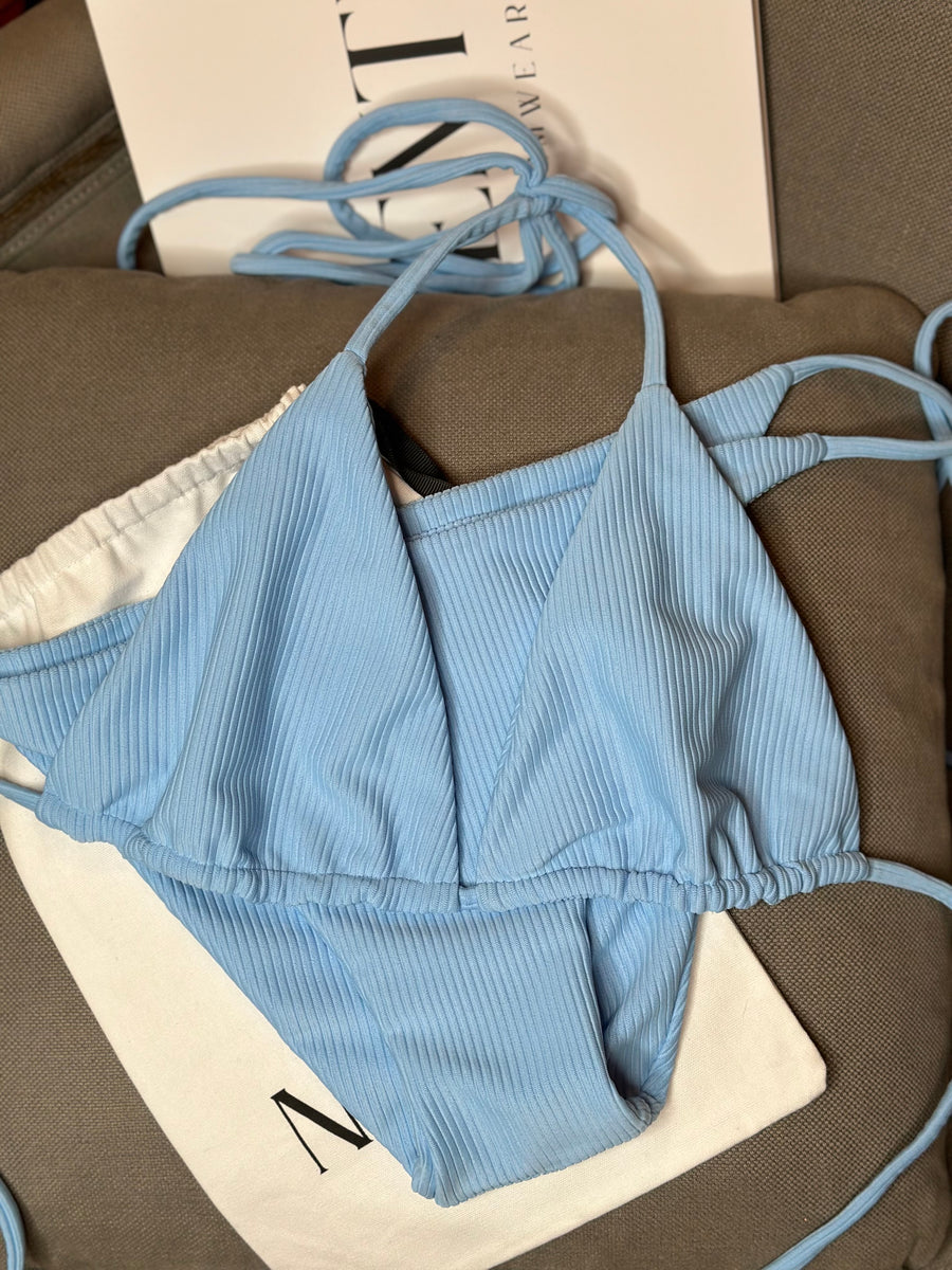 Jeckie O Classic Bikini Bottom - ECO RIB ♻️ Capri Aqua